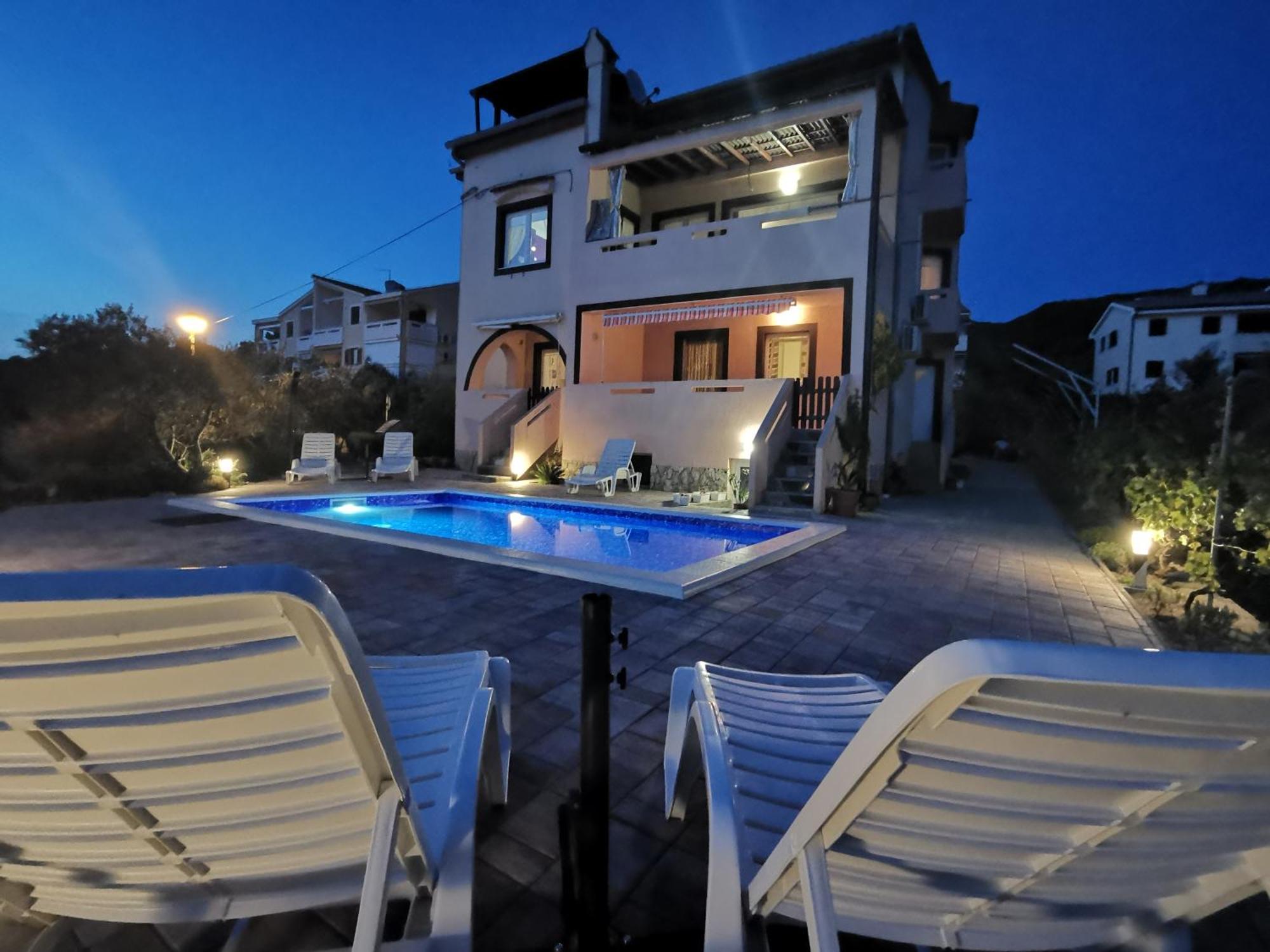 Apartman Franolic Punat Bagian luar foto